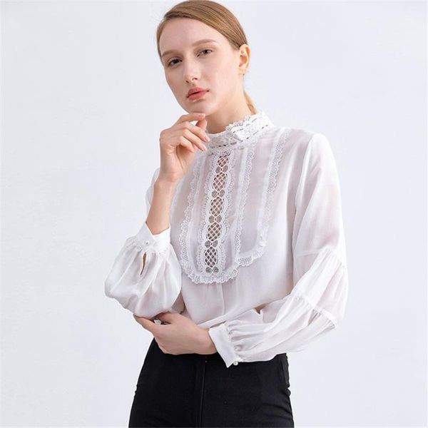 women's blouses & shirts hodisytian fashion women blouse mulberry silk elegant loose hollow out tunic female long sleeve blusas femme, White
women's blouses & shirts hodisytian fashion women blouse mulberry silk elegant loose hollow out tunic female long sleeve blusas femme, White