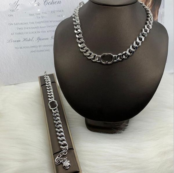 2022 retro letter necklace simple temperament wild clavicle chain bracelet set female fast delivery, Silver
2022 retro letter necklace simple temperament wild clavicle chain bracelet set female fast delivery, Silver