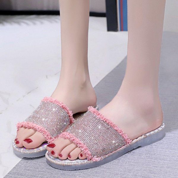 factory direct women fashion wild women's shoes rhinestone flat heel sandals slippers beach shoes large size42 crystal 2021 new, Black
factory direct women fashion wild women's shoes rhinestone flat heel sandals slippers beach shoes large size42 crystal 2021 new, Black