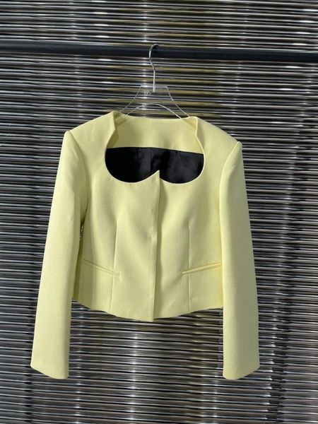 women's suits & blazers 2021fw autumn women chic asymmetrical collar fashion blazer jacket for ladies coat outerwear 2 color ddxgz2 11., White;black
women's suits & blazers 2021fw autumn women chic asymmetrical collar fashion blazer jacket for ladies coat outerwear 2 color ddxgz2 11., White;black
