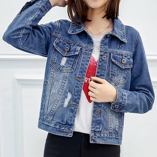 women's jackets denim autumn new short slim coat versatile worn large fashion upper outer garment pc4n, Black;brown
women's jackets denim autumn new short slim coat versatile worn large fashion upper outer garment pc4n, Black;brown