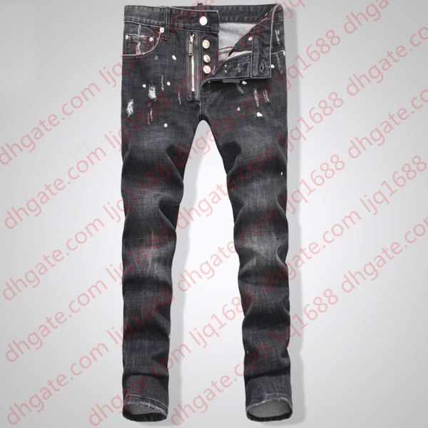 men's new biker oil printed jeans classic mens fashion skinny patchwork denim for d2jeans man1467, Blue
men's new biker oil printed jeans classic mens fashion skinny patchwork denim for d2jeans man1467, Blue