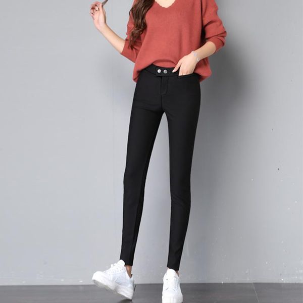 women's pants & capris denim women fashion autumn fall button high waist zipper skinny trousers femme female casual slim elastic black, Black;white
women's pants & capris denim women fashion autumn fall button high waist zipper skinny trousers femme female casual slim elastic black, Black;white