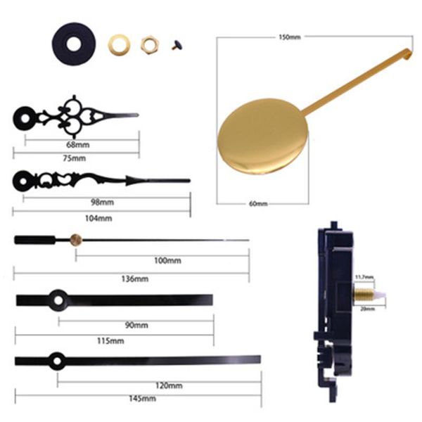 11pcs diy quartz pendulum clock movement metal wing clock movement hand set replacement for diy quartz wooden wall clocks
11pcs diy quartz pendulum clock movement metal wing clock movement hand set replacement for diy quartz wooden wall clocks