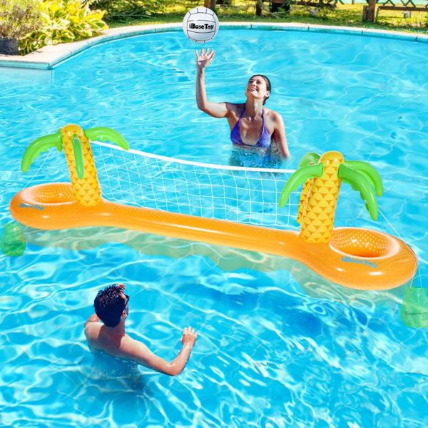 life vest & buoy ibasetoy pvc inflatable volleyball game set floating net swimming pool summer party 300x65x85cm (yellow)
life vest & buoy ibasetoy pvc inflatable volleyball game set floating net swimming pool summer party 300x65x85cm (yellow)