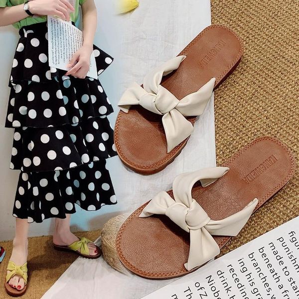 slippers one yona summer women casual external wear women's fashion flat beach butterfly-knot slipper, Black
slippers one yona summer women casual external wear women's fashion flat beach butterfly-knot slipper, Black