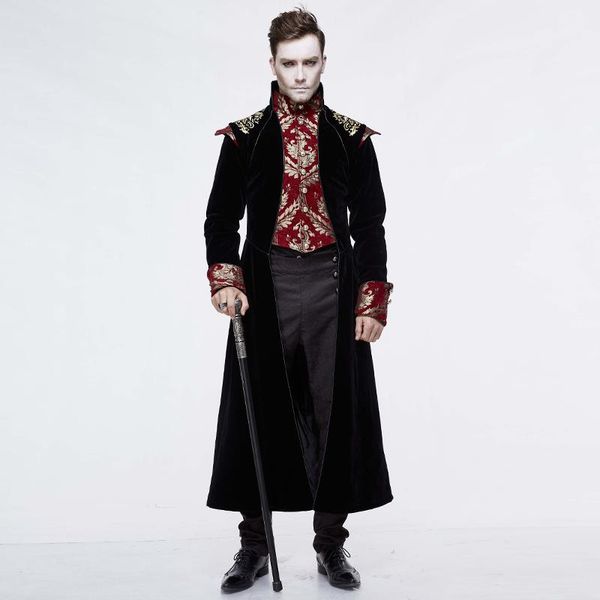 men's wool & blends gothic vintage winter jacket men super long coat black red patchwork lapel sleeves
men's wool & blends gothic vintage winter jacket men super long coat black red patchwork lapel sleeves