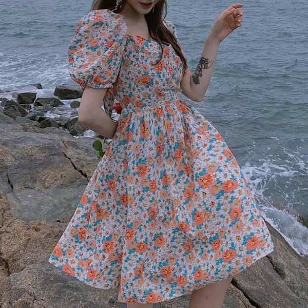 casual dresses one piece dress korean women short sleeve vingate floral female beach design bandage mini kawaii 2021 summer, Black;gray
casual dresses one piece dress korean women short sleeve vingate floral female beach design bandage mini kawaii 2021 summer, Black;gray