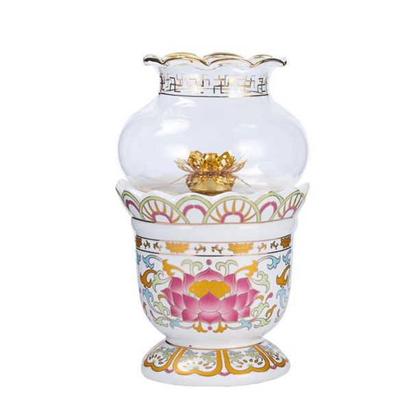 candle holders 1pc decorative butter lamp base handcraft ceramic candlestick (random pattern)
candle holders 1pc decorative butter lamp base handcraft ceramic candlestick (random pattern)