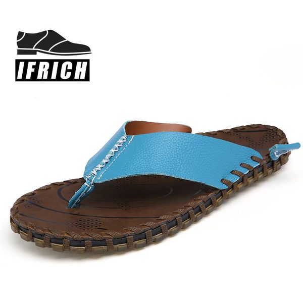 slippers men beach shoes handmade man leather brand designer flip flops black blue mens slides shoe size 38-44
slippers men beach shoes handmade man leather brand designer flip flops black blue mens slides shoe size 38-44