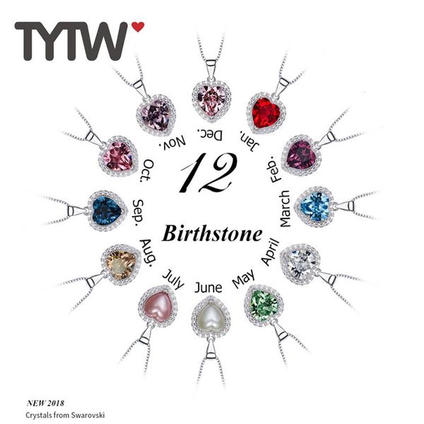 pendant necklaces tytw crystals from austrian 100% s925 sterling silver women heart necklace jewelry gifts 12 birthstone
pendant necklaces tytw crystals from austrian 100% s925 sterling silver women heart necklace jewelry gifts 12 birthstone