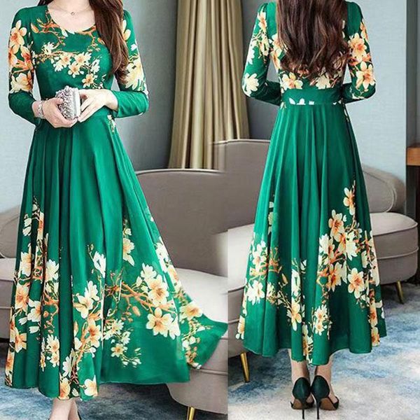 casual dresses women elegant long dress sleeve crew neck floral soft comfortable slim fit trendy polyester clothes, Black;gray
casual dresses women elegant long dress sleeve crew neck floral soft comfortable slim fit trendy polyester clothes, Black;gray