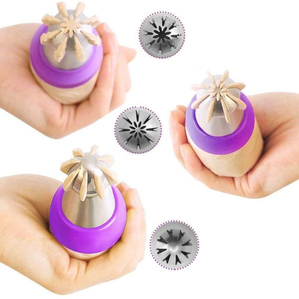baking & pastry tools 8pcs icing piping nozzles cream tips flower torch tube decoration cupcake stainless steel sphere ball shape
baking & pastry tools 8pcs icing piping nozzles cream tips flower torch tube decoration cupcake stainless steel sphere ball shape
