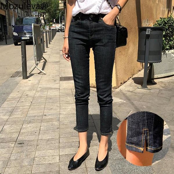 mozuleva 2019 autumn side split high waist black casual women jeans pants denim stretch skinny jeans female streetwear trousers1, Blue
mozuleva 2019 autumn side split high waist black casual women jeans pants denim stretch skinny jeans female streetwear trousers1, Blue