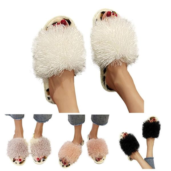 slippers fashion women peep toe furry ladies keep warm slides comfortable leisure indoor house shoes high quality, Black
slippers fashion women peep toe furry ladies keep warm slides comfortable leisure indoor house shoes high quality, Black