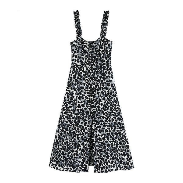 2021 new women vintage print long autumn casual spaghetti strap party maxi ladies elegant slim split b33b, Black;gray
2021 new women vintage print long autumn casual spaghetti strap party maxi ladies elegant slim split b33b, Black;gray