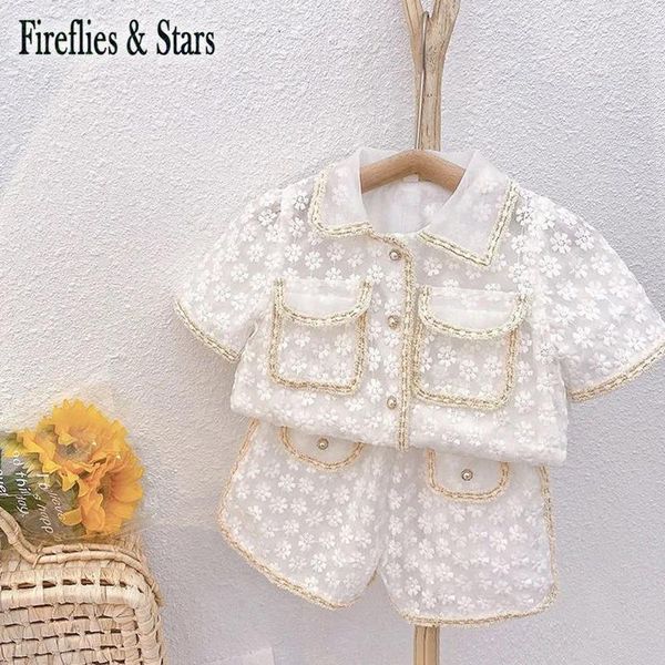 clothing sets summer girls 2 pcs set blouse + shorts kids suit children clothes fashion floral embroidery white mesh lace soft 1 to 7 yrs
clothing sets summer girls 2 pcs set blouse + shorts kids suit children clothes fashion floral embroidery white mesh lace soft 1 to 7 yrs