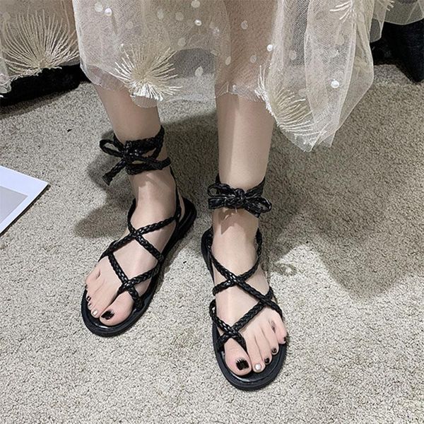 sandals women chaussures plates summer 2021 fashion casual calzado mujer black designer shoes zapatos cross -strap
sandals women chaussures plates summer 2021 fashion casual calzado mujer black designer shoes zapatos cross -strap