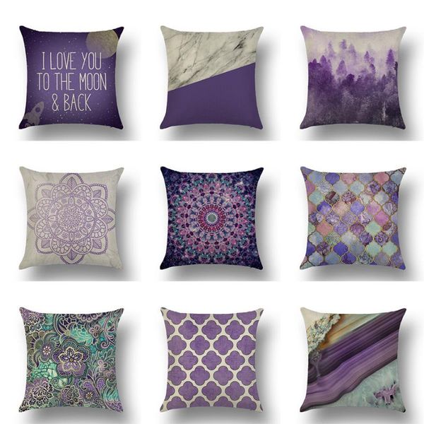 purple mandala linen throw pillow case geometry damask agate mable cushion covers for home sofa chair decorative pillowcases
purple mandala linen throw pillow case geometry damask agate mable cushion covers for home sofa chair decorative pillowcases
