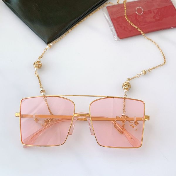 luxury pearl halter eyewear letter chain sunglasses designer double beam sun glasses ladies outdoor catwalk eyeglasses
luxury pearl halter eyewear letter chain sunglasses designer double beam sun glasses ladies outdoor catwalk eyeglasses