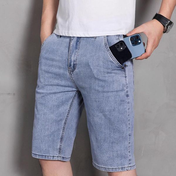 men's shorts 2021 summer classic style slim light short jeans fashion stretch cotton anti-theft zipper denim male brand, White;black
men's shorts 2021 summer classic style slim light short jeans fashion stretch cotton anti-theft zipper denim male brand, White;black
