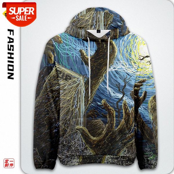 autumn and winter pullover flannel casual hoodie halloween printing three-dimensional pocket sweater #6u5x, Black
autumn and winter pullover flannel casual hoodie halloween printing three-dimensional pocket sweater #6u5x, Black