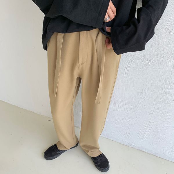 2021 spring wide-leg men's fashion casual business men streetwear suit pants mens straight trousers 7tve, Black
2021 spring wide-leg men's fashion casual business men streetwear suit pants mens straight trousers 7tve, Black