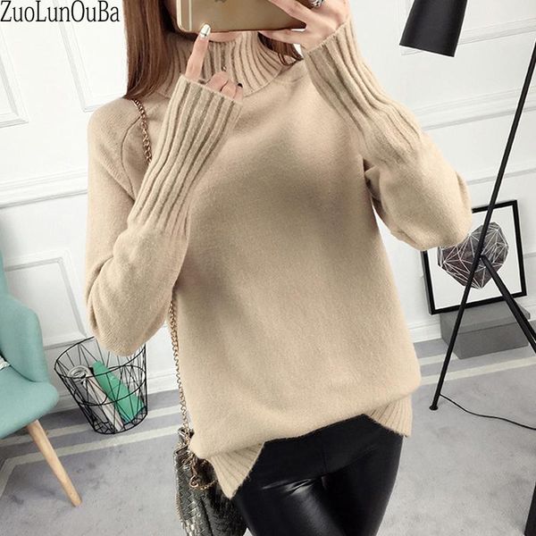 women's sweaters zuolunouba autumn winter women fashion sweater turtleneck slim lady long sleeve knitwear solid color harajuku pullover, White;black
women's sweaters zuolunouba autumn winter women fashion sweater turtleneck slim lady long sleeve knitwear solid color harajuku pullover, White;black