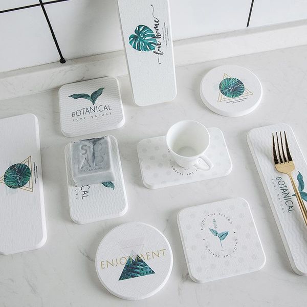 mats & pads wholesale green leaf diatomite absorbent quick-drying pad wash table tooth cup soap non-slip mat custom logo
mats & pads wholesale green leaf diatomite absorbent quick-drying pad wash table tooth cup soap non-slip mat custom logo
