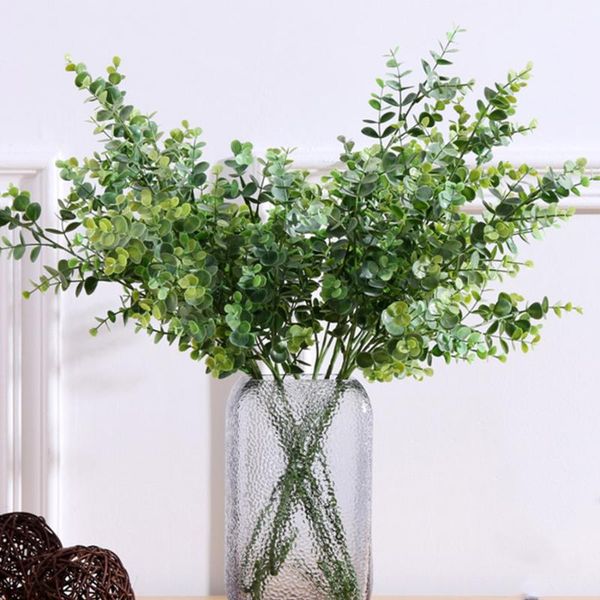 decorative flowers & wreaths 69cm long branch plastic eucalyptus artificial plant leaves green faux foliage outdoor garden decoration fake l
decorative flowers & wreaths 69cm long branch plastic eucalyptus artificial plant leaves green faux foliage outdoor garden decoration fake l