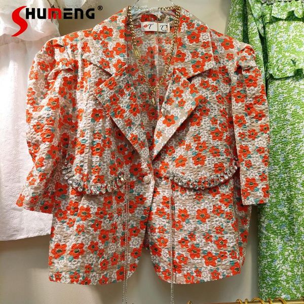 women's suits & blazers fashion orange flat diamond tassel suit jacket 2021 summer puff sleeve single button blazer for ladies, White;black
women's suits & blazers fashion orange flat diamond tassel suit jacket 2021 summer puff sleeve single button blazer for ladies, White;black