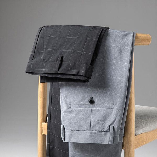 men's pants fashion trendy casual slim pans men plaid korean style regular trousers smart business summer harem man clothing, Black
men's pants fashion trendy casual slim pans men plaid korean style regular trousers smart business summer harem man clothing, Black