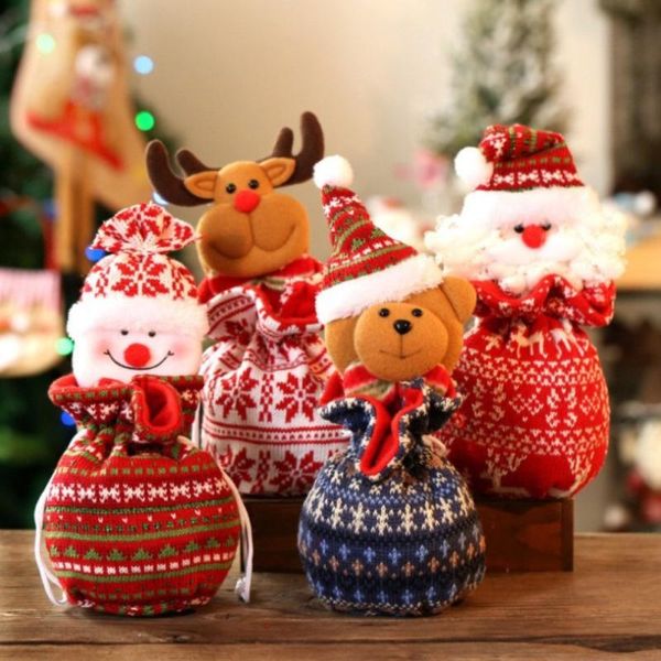 christmas decorations knitted apple bag merry candy wicker basket decor elk snowman santa claus fruit food rack bolso de punto 
christmas decorations knitted apple bag merry candy wicker basket decor elk snowman santa claus fruit food rack bolso de punto