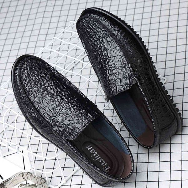 dress shoes genuine leather shoes businessmen casual wear comfortable men's fashion moccasins brand blue luxury qj2m, Black
dress shoes genuine leather shoes businessmen casual wear comfortable men's fashion moccasins brand blue luxury qj2m, Black