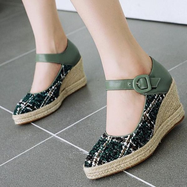 dress shoes fanyuan autumn wedge high heel pu leather antiskid women pumps round toe buckle platform casual ladies single size34-44, Black
dress shoes fanyuan autumn wedge high heel pu leather antiskid women pumps round toe buckle platform casual ladies single size34-44, Black