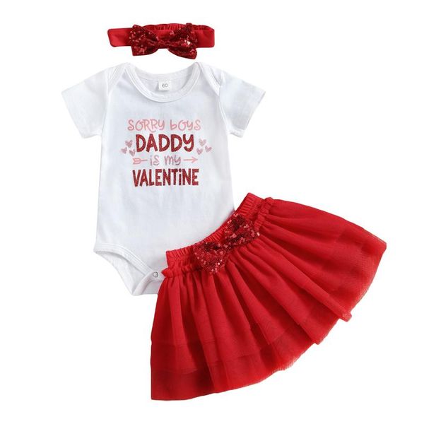 clothing sets 2021 0-3y toddler baby girl sorry boys daddy is my valentine letter print short sleeve romper red tulle skirt 3pcs, White
clothing sets 2021 0-3y toddler baby girl sorry boys daddy is my valentine letter print short sleeve romper red tulle skirt 3pcs, White