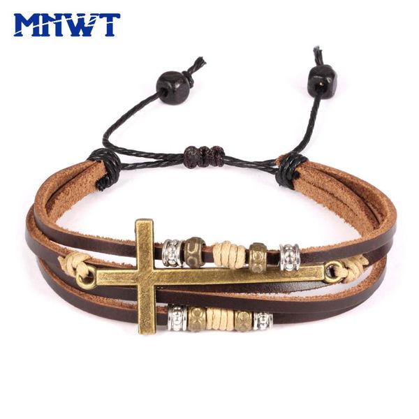 mnwt vintage cross leather bracelet mens fashion punk casual handmade adjustable bracelets & bangles for men pulseras jewelry, Golden;silver
mnwt vintage cross leather bracelet mens fashion punk casual handmade adjustable bracelets & bangles for men pulseras jewelry, Golden;silver