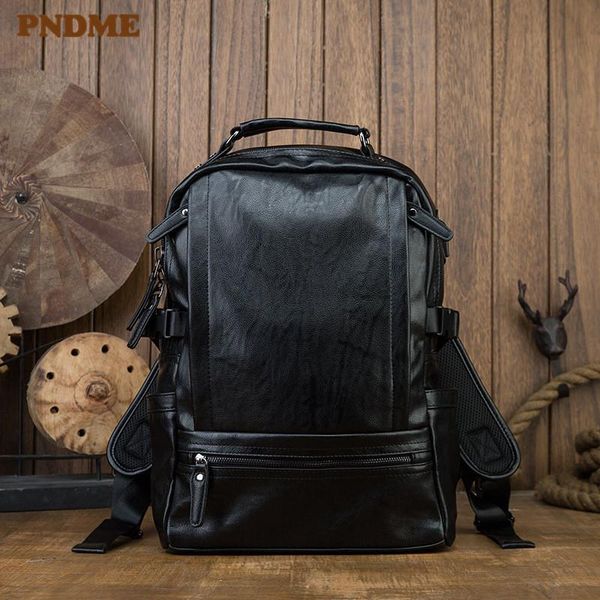 backpack casual handmade genuine leather men's black usb fashion natural soft layer cowhidecomputer bagpack student bookbag
backpack casual handmade genuine leather men's black usb fashion natural soft layer cowhidecomputer bagpack student bookbag