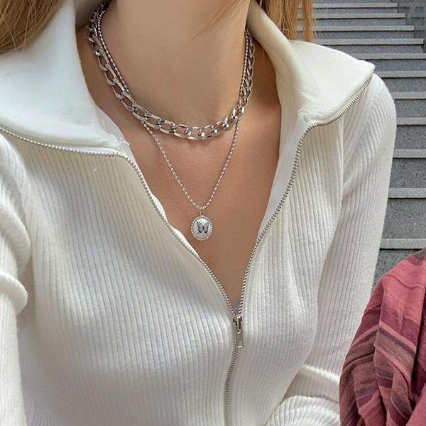 chains women fashion kpop pearl choker necklace moon circle pendant gold color double clavicle chain necklaces jewelry, Silver
chains women fashion kpop pearl choker necklace moon circle pendant gold color double clavicle chain necklaces jewelry, Silver