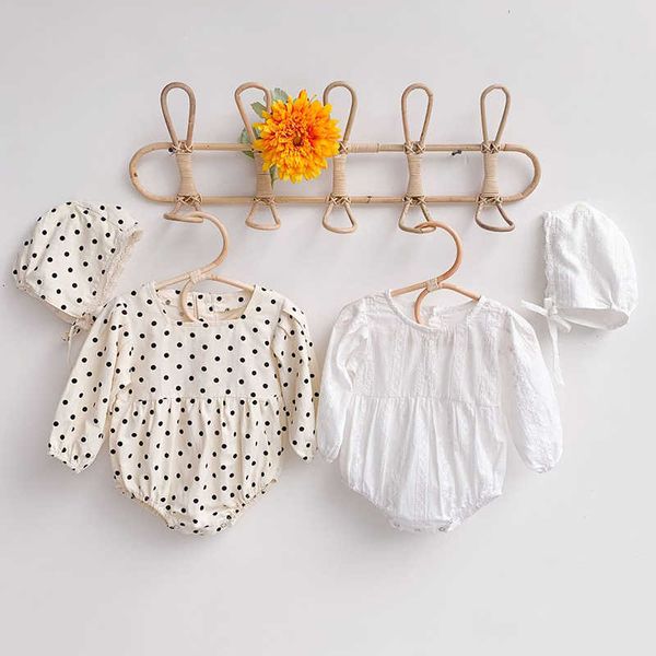 spring baby boys girl rompers baby girl long sleeves dot rompers and hat autumn baby boy girl newborn rompers clothes, Blue
spring baby boys girl rompers baby girl long sleeves dot rompers and hat autumn baby boy girl newborn rompers clothes, Blue