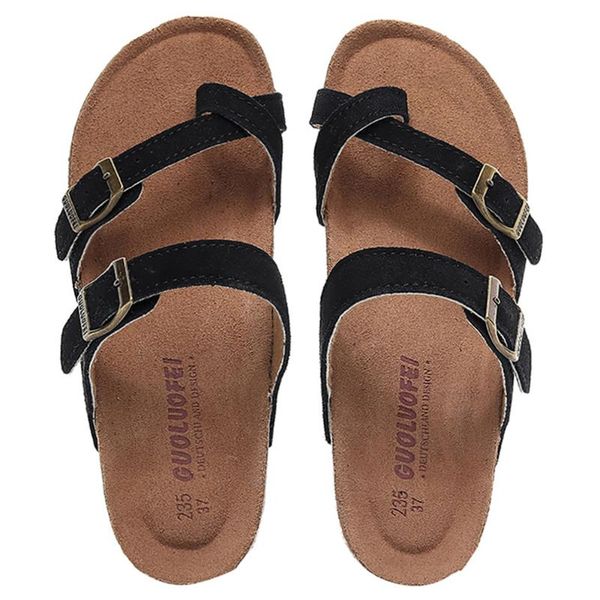 slippers 2021 summer beach cork slipper casual women men nubuck leather solid color non-slip flip flops for plus size 35-46, Black
slippers 2021 summer beach cork slipper casual women men nubuck leather solid color non-slip flip flops for plus size 35-46, Black