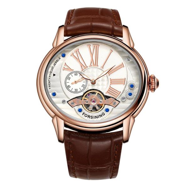 wristwatches forsining elegant creativity mechanical men watch leather strap round hollow dial fashion waterproof automatic male, Slivery;brown
wristwatches forsining elegant creativity mechanical men watch leather strap round hollow dial fashion waterproof automatic male, Slivery;brown