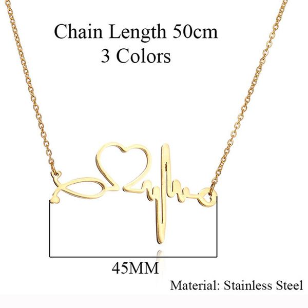 pendant necklaces dcarzz electrocardiogram necklace trendy jewelry stainless steel beautiful gold silver color women gift
pendant necklaces dcarzz electrocardiogram necklace trendy jewelry stainless steel beautiful gold silver color women gift