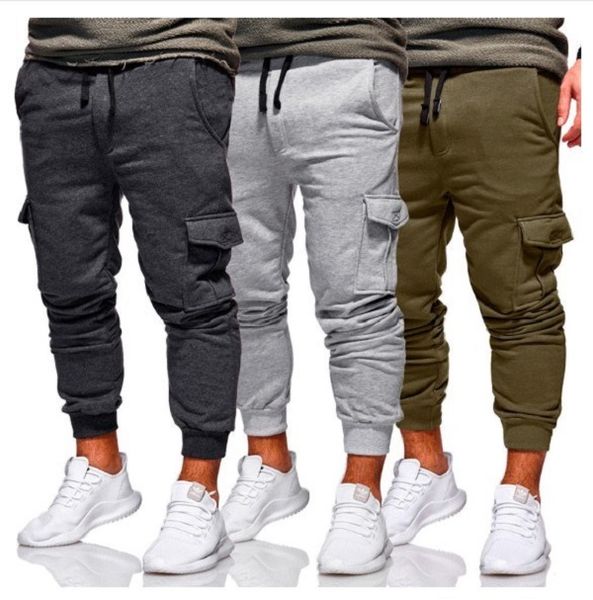 men joggers pants casual sport long pocket drawstring cotton tracksuit fitness gym workout autumn jogger trousers, Black
men joggers pants casual sport long pocket drawstring cotton tracksuit fitness gym workout autumn jogger trousers, Black