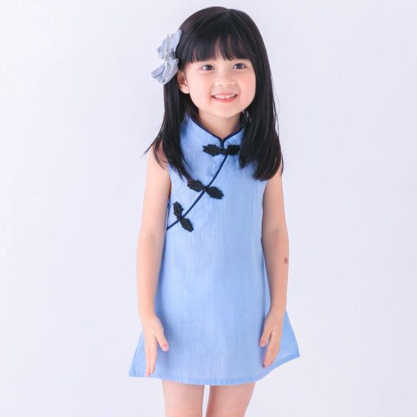 girl's dresses baby for girls summer chinese style cheongsam princess solid with button sleeveless kids girl elegant dress, Red;yellow
girl's dresses baby for girls summer chinese style cheongsam princess solid with button sleeveless kids girl elegant dress, Red;yellow