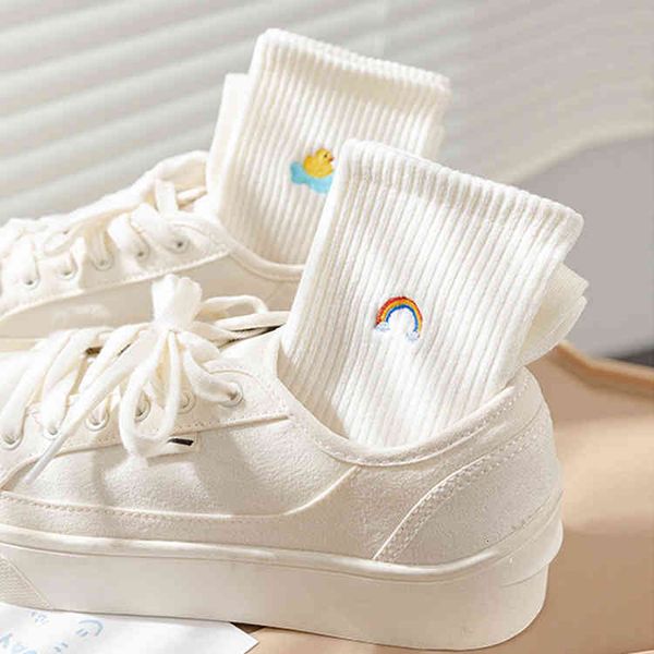 men's socks children's medium tube ins tide spring and autumn lovely embroidered rainbow stockings korean version white, Black
men's socks children's medium tube ins tide spring and autumn lovely embroidered rainbow stockings korean version white, Black