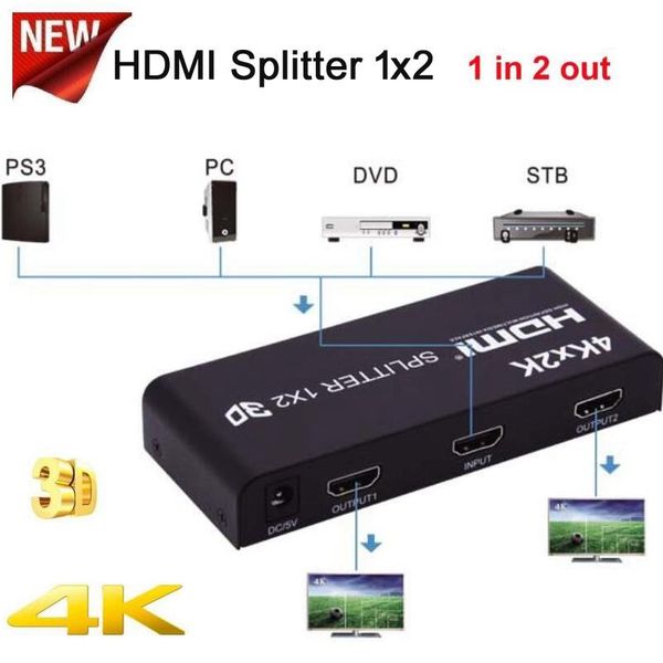 2k/4k splitter 3d full hd 1080p 1x2 switcher 1 in 2 out converter splitters adapters dual output for hdtv dvd ps3 xbox
2k/4k splitter 3d full hd 1080p 1x2 switcher 1 in 2 out converter splitters adapters dual output for hdtv dvd ps3 xbox