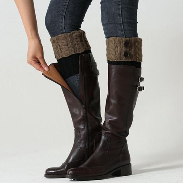 socks & hosiery women winter knitting boot cover keep warm solid color ers, Black;white 
socks & hosiery women winter knitting boot cover keep warm solid color ers, Black;white