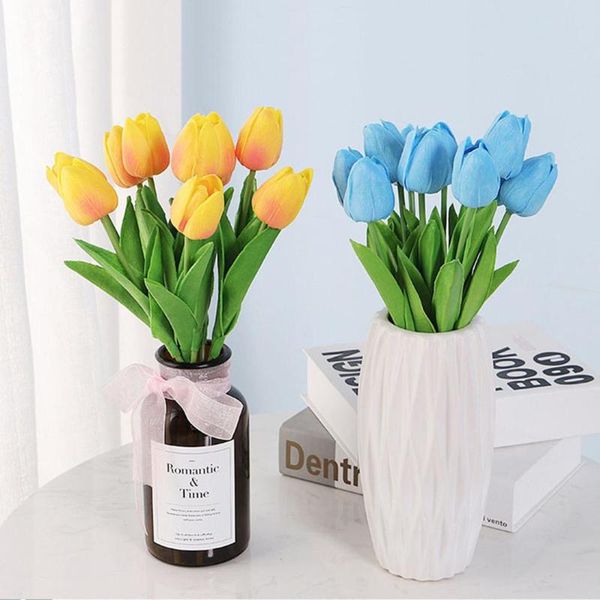 decorative flowers & wreaths 10pcs tulip artificial flower real touch bouquet fake for wedding decoration home garen bridal decor
decorative flowers & wreaths 10pcs tulip artificial flower real touch bouquet fake for wedding decoration home garen bridal decor