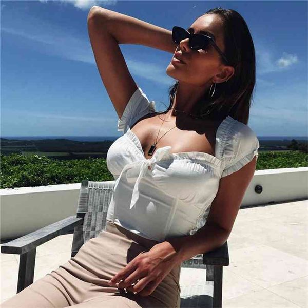 women bare shoulder multi color choice summer casual short sleeve white pink red 210607
women bare shoulder multi color choice summer casual short sleeve white pink red 210607